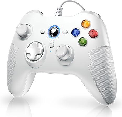 EasySMX PC Controllers - Wired PC PS3 Controller - Hall Linear Trigger- Dual Vibration Joystick - Turbo